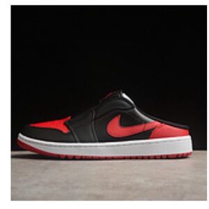 Nike Men's Black and Red Shoes